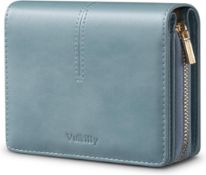 RRP £20.99 Vulkitty Wallet for Women Ladies Purse Leather Card Holder RFID Blocking with Zipper Coin