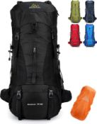 RRP £49.99 Doshwin 70L Large Backpack Camping Trekking Hiking Travel Rucksack for Women Men