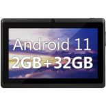 RRP £39.99 haipky 7 Inch Google Android 11.0 Tablet PC, 2GB RAM+32GB ROM, Quad Core, Dual Cameras,