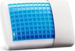 RRP £29.99 Memory Foam Pillow - CoolGel® Long Lasting Comfort Premium Gel Cooling Pillow