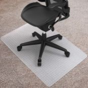 RRP £29.99 Kuyal Desk Chair Mat for Carpet, 30'' x 48'' Rectangle Transparent Mat