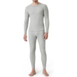 RRP £49.99 LAPASA Men's Waffle Thermal Underwear Set Cotton Long Johns Long Sleeve Base Layer Top