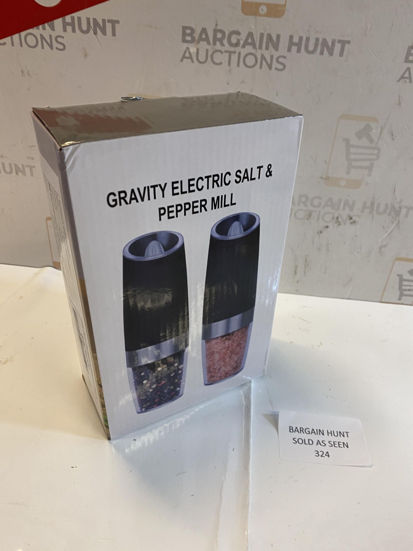 RRP £28.99 BESTORE Electric Salt and Pepper Grinder Set, Gravity Electric Pepper Grinder Battery - Image 2 of 2