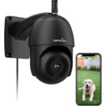 RRP £42.99 wansview Security Camera Outdoor, 1080P Pan-Tilt Surveillance Waterproof WiFi Camera,