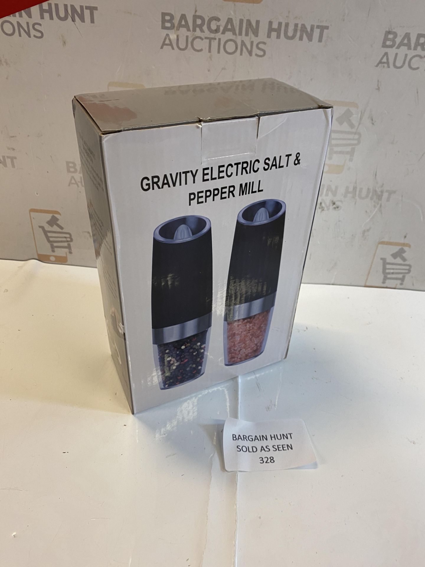 RRP £28.99 BESTORE Electric Salt and Pepper Grinder Set, Gravity Electric Pepper Grinder Battery - Image 2 of 2