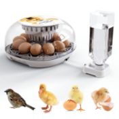 RRP £52.99 Eggs Incubator 12-35 Eggs Humidity Control and Display, Automatic Egg Turner, Humidifier,