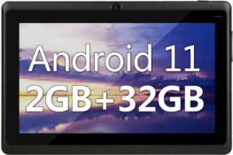 RRP £39.99 haipky 7 Inch Google Android 11.0 Tablet PC, 2GB RAM+32GB ROM, Quad Core, Dual Cameras,