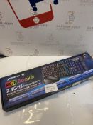 RRP £44.99 Wireless Gaming Keyboard & Mouse Set, Xinmeng RGB Backlit Rechargeable Set