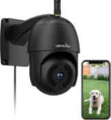RRP £42.99 wansview Security Camera Outdoor, 1080P Pan-Tilt Surveillance Waterproof WiFi Camera,