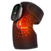 RRP £49.99 AFDEAL Heated Knee Massager with Red Light, Cordless Red Light Heated Knee Warp With