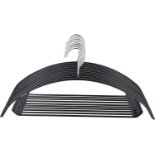 RRP £20,99 Tosnail 20 Pack Non-Slip Sweater Hangers with Pants Bar, Suit Coat Hangers, Shirt, Dimple