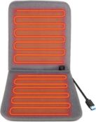 RRP £33.99 USB Heated Seat Cushion for Office Chair, Large Heating Area Heated Seat Cover Therapy