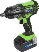 RRP £96.99 Sealey 18V 1/2" Sq Drive Cordless Impact Wrench - Green