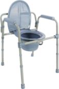 RRP £69.99 Pepe - Commode Toilet Chair with Bucket, Disabled Toilet Seat Frame, Toilet Frame with