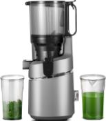 RRP £249 AMZCHEF Automatic Cold Press Juicer Machines 250W Free Your Hands -135MM Opening and 1.8L