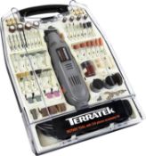 RRP £34.99 Terratek Rotary Tool Kit 135W with Accessory Set, Variable Speed 8000-33000rpm, Ideal for
