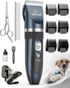 RRP £36.99 oneisall Dog Clippers Low Noise,Dog Grooming Kit,Pet Clipper Shaver for Dogs
