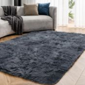 OMERAI Living Room Rug Super Soft Large Anti Slip Rug Fluffy Faux Fur Rug Velvet Thick Rug Plush (