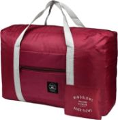 RRP £80 Set of 10 x Large Capacity Travel Duffel Tote Bag, Portable Luggage Foldable Storage Bag