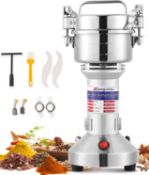 RRP £89.99 Moongiantgo Electric Grain Grinder 150g/0.33lb Spice Grain Mill Stainless Steel, 950W