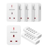 RRP £31.99 DEWENWILS Remote Control Plug Socket, 13A/3120W Heavy Duty Wireless Light Switch, 30m/