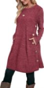Approx RRP £450, Collection of Aokosor Women's Dresses and Jumpers, 20 Pieces