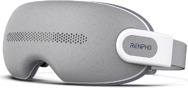 RRP £48.99 RENPHO New Rhythm Eye Massager Electric Vibration Eye Massage Mask with Bluetooth Music