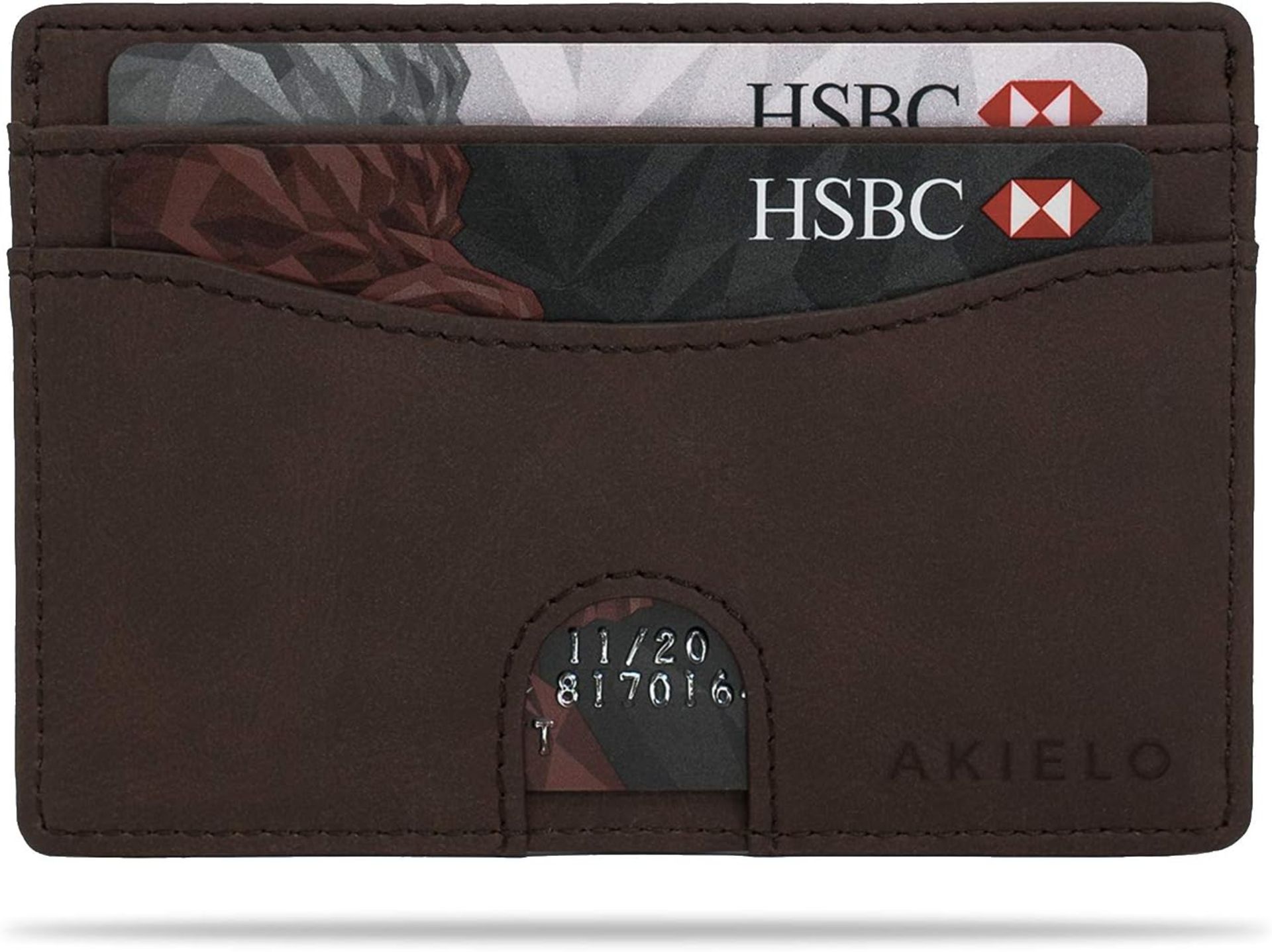Approx RRP £100, Lot of 8 x AKIELO RFID Blocking Credit Card Holders Minimalist Wallets (colours/ - Image 2 of 4