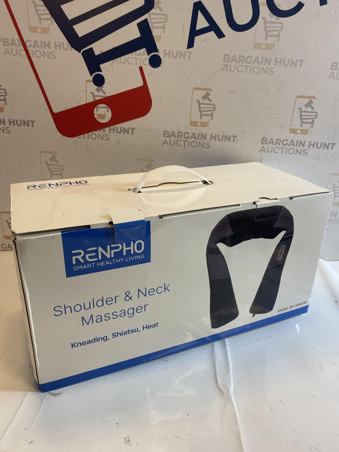 RRP £39.99 RENPHO Neck Massager with Adjustable Strap, Shiatsu Shoulder Massager with Heat, Deep - Image 2 of 2