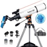 RRP £159 Gaterda Telescope for Adults, 80mm/500mm Focal Length, Professional Refractor Telescope