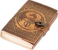 RRP £19.99 DreamKeeper Journals Leather Journal - Handmade Embossed Notepad with Celtic Design and