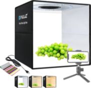 RRP £47.99 Photo Studio Light Box 16in/40cm PULUZ Portable Photography Light Box Foldable Shooting