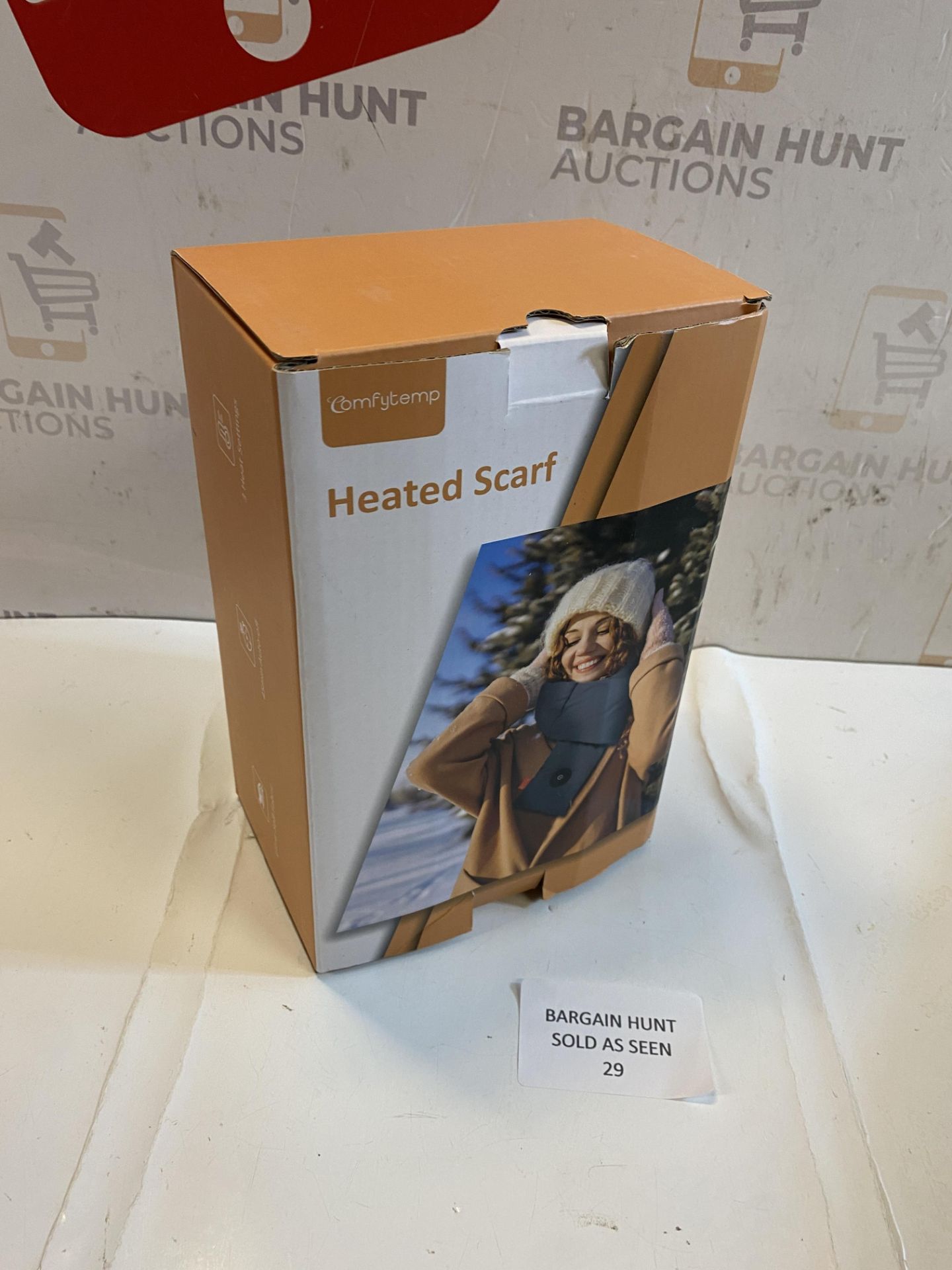 RRP £35.99 Comfytemp Heated Neck Scarf with 5000mAh Power Bank, Rechargeable Neck Heat Pad for - Image 2 of 2