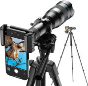 RRP £149.99 APEXEL High Power 60X Telephoto Lens for iphone 14 pro,HD Phone Camera Lens with