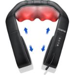 RRP £39.99 RENPHO Neck Massager with Adjustable Strap, Shiatsu Shoulder Massager with Heat, Deep