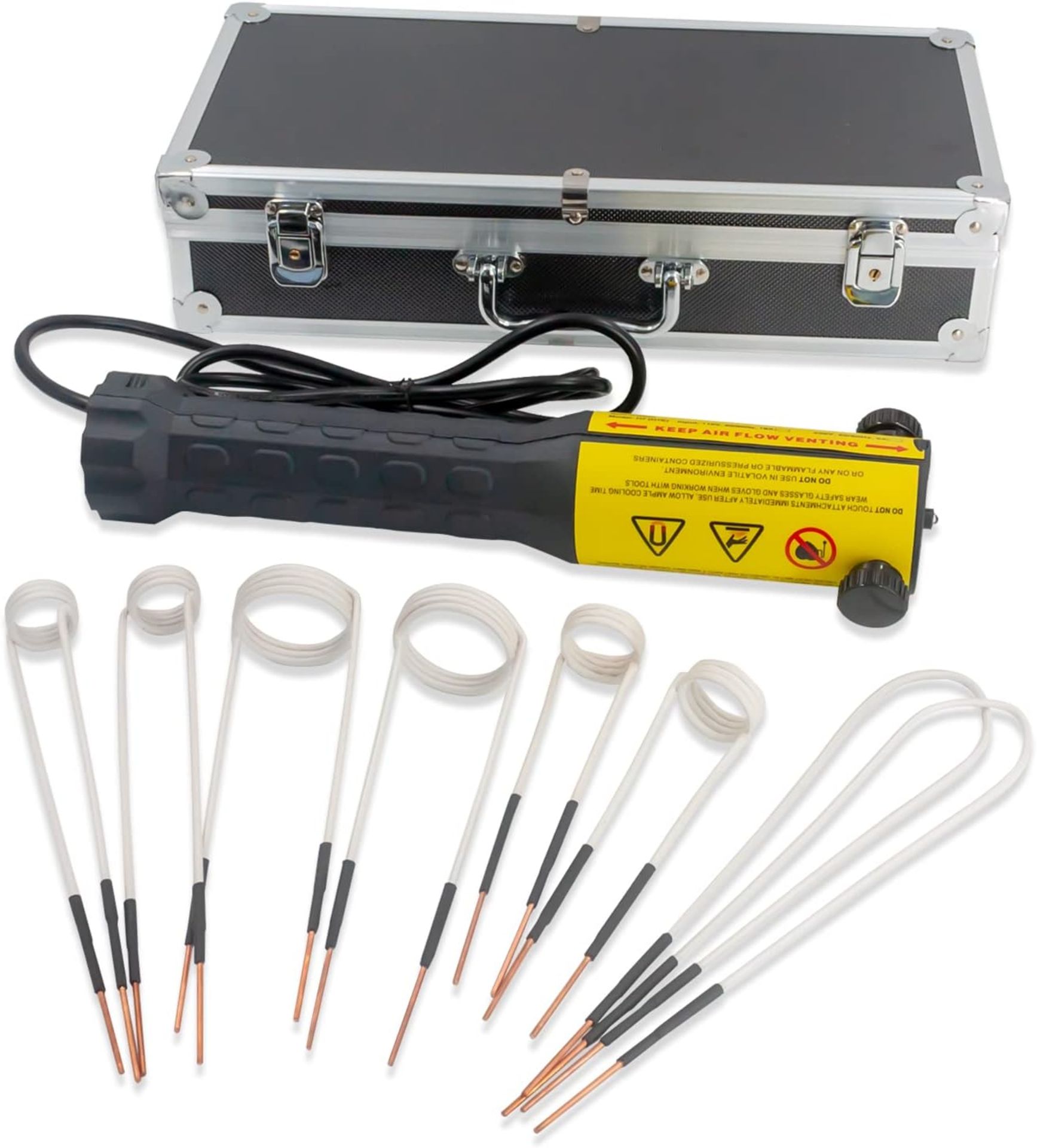 RRP £199.99 Solary Magnetic Induction Heater Kit, 1000W 220V Flameless Heat Tool for Bolt Removal,