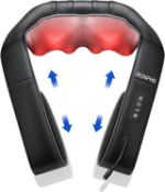 RRP £39.99 RENPHO Neck Massager with Adjustable Strap, Shiatsu Shoulder Massager with Heat, Deep