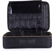 RRP £42.99 20-ROWNYEON Portable Makeup Bag EVA Professional Makeup Artist Bag Makeup Train Case