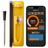 RRP £49.99 Wireless Meat Thermometer, Food Thermometer with 150m Wireless Range, Bluetooth