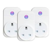 RRP £31.99 CURUK Smart Plug Works with Amazon Alexa Echo and Google Home, WIFI Plug Sockets App