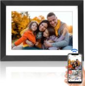 RRP £69.99 Frameo 10.1 Inch Digital Picture Frame,1280x800 IPS HD Touch Screen WiFi Photo Frame with