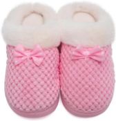 RRP £108 Set of 6 x IceUnicorn Boys Girls Winter Slippers Kids Shoes Toddler Warm Plush Home Shoes