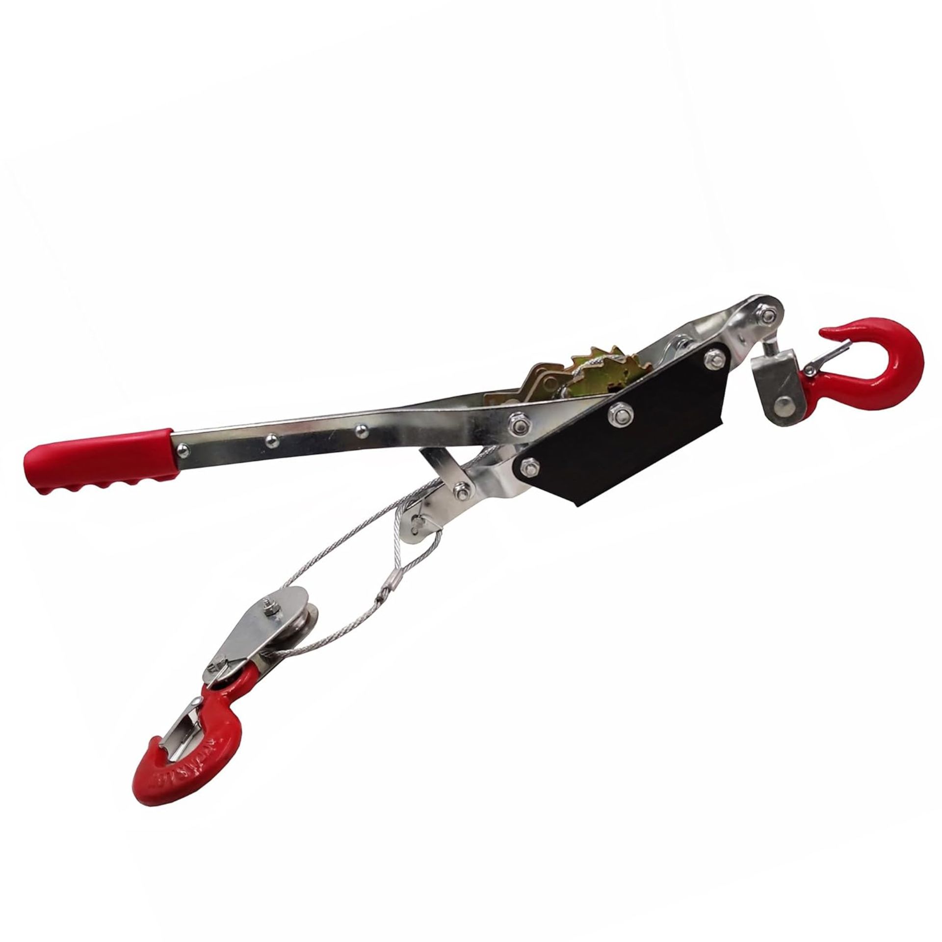 RP £90 Set of 2 x 51buyoutgo 2 Ton Cable Puller Tool, Compact Rope Hand Come Along Winch Heavy Duty,