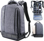 RRP £64.99 K&F Concept Camera Backpack, Professional Large Capacity Waterproof Camera Bag
