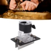 RRP £52.99 Wood Router Slotting Locator, Slotting Machine Bracket Stable Support for Woodworking