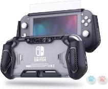 RRP £300, Set of 22 x LEYUSMART Switch Lite Case for Nintendo (Ergonomic/Sturdy/Full Protection)