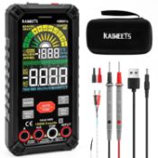 RRP £52.99 KAIWEETS Digital Multimeter Smart, Rechargeable Multi Meter Automotive with 10000