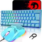 RP £45.99 UK Layout 60% Mechanical Keyboard Wired USB C 14 Chroma RGB Backlit Gaming Keyboard +