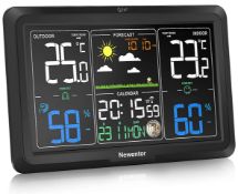 RRP £39.99 Newentor Wireless Weather Station with Outdoor Sensor - Wireless Weather Station with
