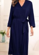 RRP £23.99 Lovasy Dressing Gown for Women Lightweight Soft Women's Kimono Robe Long Knit Bathrobe